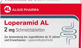 Aliud Loperamid AL 2mg Schmelztabletten, 6 Stück