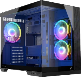 Modecom Volcano Panorama Apex ARGB 3F Grey, Glasfenster