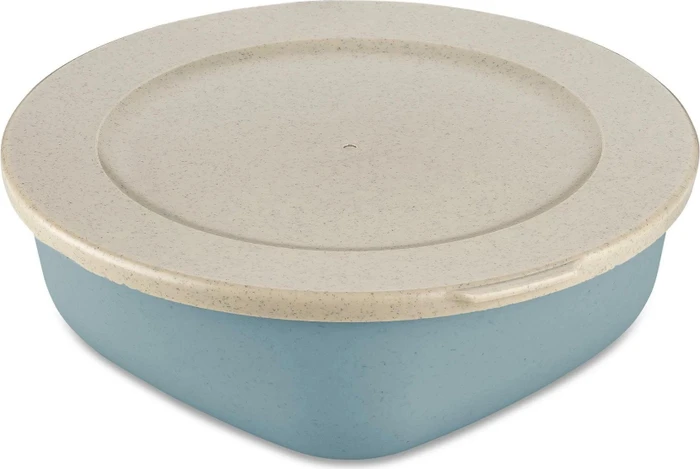koziol Connect Box 1.3 mit Deckel Speisegefäß 1.3l nature flower blue