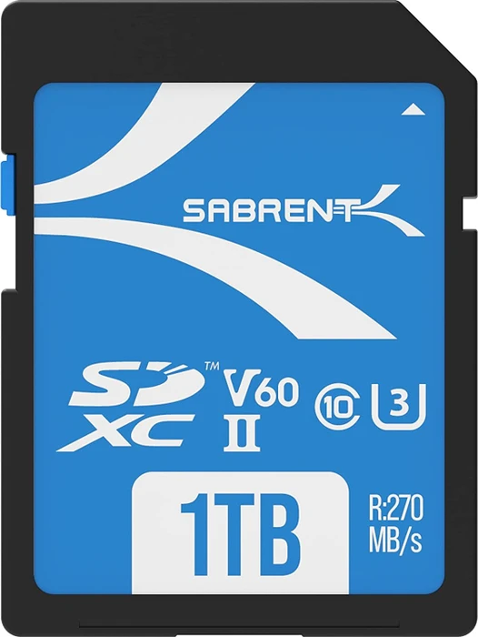 Sabrent Rocket V60, UHS-II U3, Class 10
