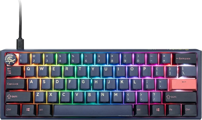 Ducky One 3 Mini, Cosmic Blue, PBT, LEDs RGB, MX SPEED RGB Silver, USB, US