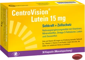 CentroVision Lutein 15mg Kapseln, 30 Stück