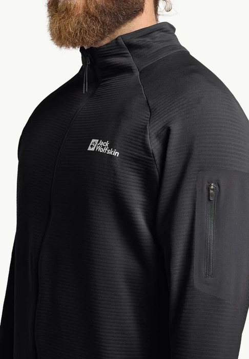 Jack Wolfskin Prelight FZ Jacke schwarz (Herren)
