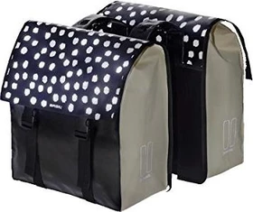 Basil Urban Load Doppeltasche Gepäcktasche schwarz reflektierend
