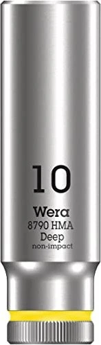 Wera 8790 HMA Deep Außensechskant Steckschlüssel 1/4", 10x50mm