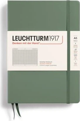 Leuchtturm1917 Notizbuch Medium A5 Hardcover, kariert