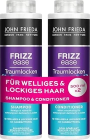 John Frieda Frizz Ease Traumlocken Box Shampoo 500ml + Conditioner 500ml Geschenkset