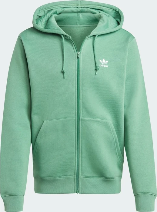 adidas Trefoil Essentials Hoodie preloved green/white (Herren)