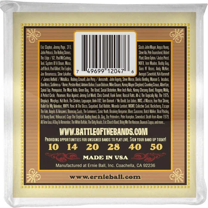 Ernie Ball Earthwood 80/20 Bronze Silk and Steel Extra-Soft