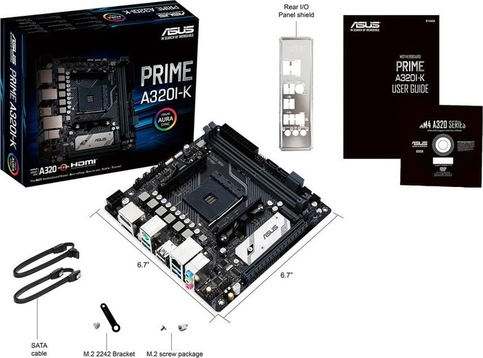 ASUS Prime A320I-K/CSM (AMD AM4)