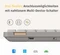 Lofree Flow Lite100, Marble, LEDs weiß, Kailh LOW PROFILE Specter, USB/Bluetooth, US Vorschaubild