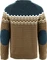 Fjällräven Övik Strickpullover dark oak/navy (Herren) Vorschaubild