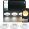 Philips Hue White Ambiance Adore Einbauleuchte weiß, 3 Stück Vorschaubild