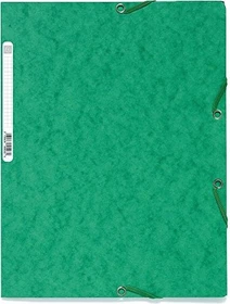 Exacompta Sammelmappe Colorspan 400g/m² mit Gummizug, A4, grün