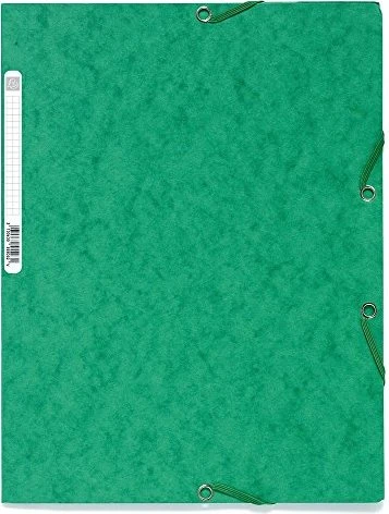 Exacompta Sammelmappe Colorspan 400g/m² mit Gummizug, A4, grün