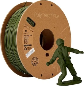 Polymaker PolyTerra PLA, Army Dark Grün, Spule, 1.75mm, 1.00kg