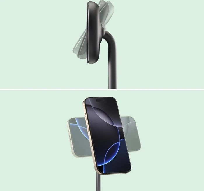 Hama Wireless Charger Qi2 15 W kabelloses Smartphone-Ladepad schwarz