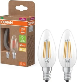 Osram Ledvance LED Classic B 40 2.2W/827 E14 klar, 2 Stück