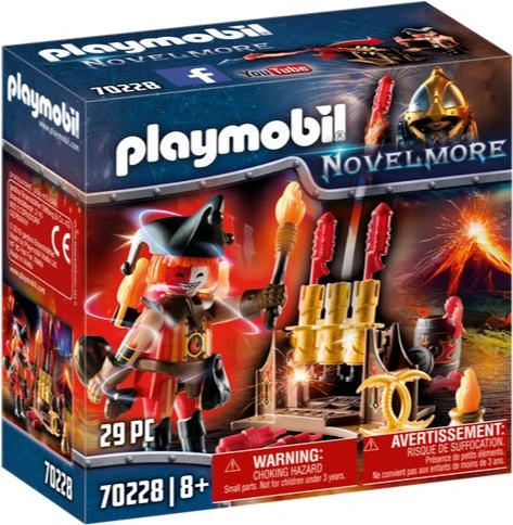 playmobil Novelmore Feuerwerkskanonen und Feuermeister