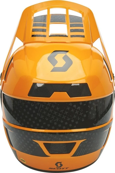 Scott Nero Plus Fullface-Helm fire orange