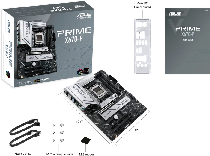 ASUS Prime X670-P (AMD AM5)
