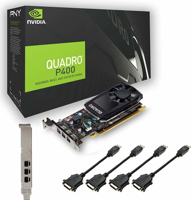 PNY Quadro P400, 2GB GDDR5, 3x mDP