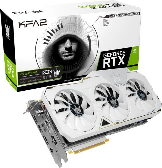 KFA2 GeForce RTX 2080 Ti HOF, 11GB GDDR6, HDMI, USB-C, 3x DP