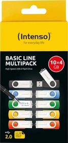 Intenso Basic Line Multipack 4GB, USB-A, USB 2.0, 10er-Pack
