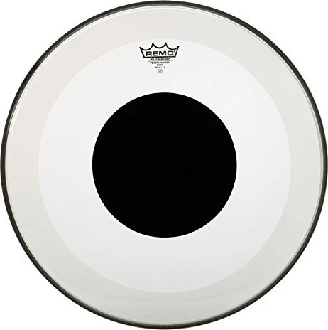 Remo Powerstroke P3 Clear Top Black Dot Bass 22"