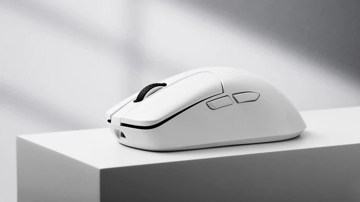 Keychron M2 Wireless Mouse weiß, 8K PixArt 3950, USB/Bluetooth