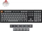 Keychron K10 Max, schwarz/grau, LEDs RGB, Keychron Super RED, USB/Bluetooth, UK Vorschaubild