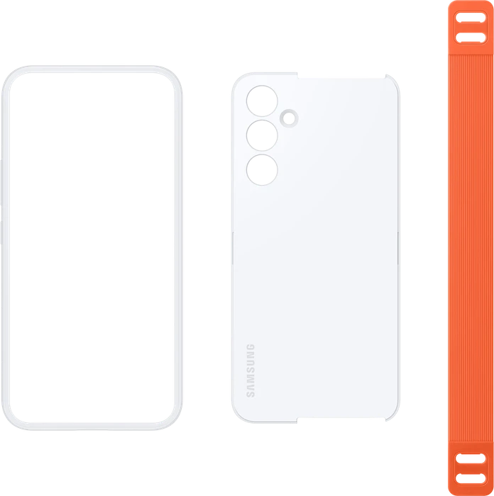 Samsung Haze Grip Case für Galaxy A54 5G weiß