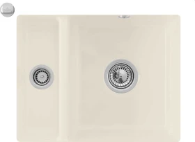 Villeroy & Boch Subway 60 XU Unterbau Becken rechts mit Ablauffernbedienung ivory