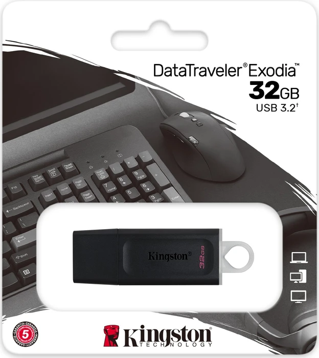 Kingston DataTraveler Exodia 32GB schwarz, USB-A, USB 3.2 Gen 1×1