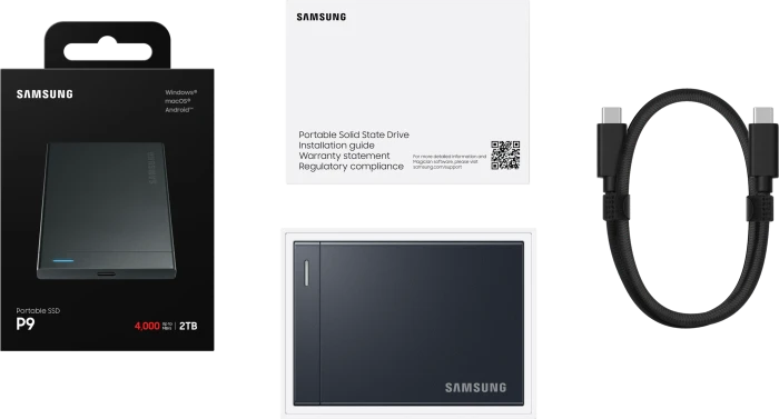 Samsung Portable SSD P9, 2TB, USB4
