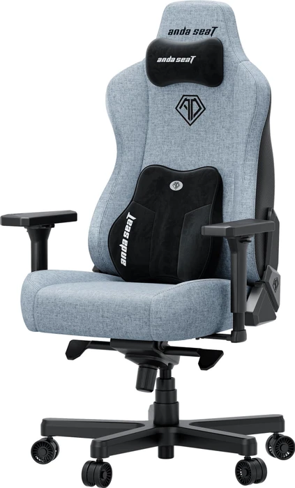 Anda Seat Kaiser 3E XL Gamingstuhl, Stoff blau-grau