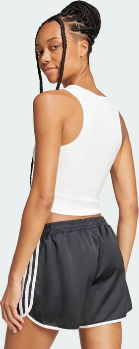 adidas Essentials Ribbed Funktionsshirt ärmellos weiß (Damen)