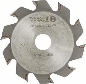 Bosch Professional PRO Fräserblatt 10Z, 105x2.8x20mm, 1 Stück