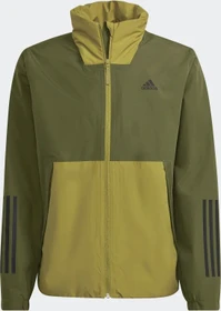 adidas BSC 3-Stripes Rain.RDY Funktionsjacke green oxide (Herren)