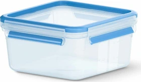 Emsa Clip&Close quadratisch Aufbewahrungsbehälter 1.3l blau