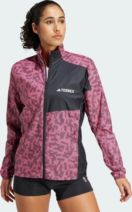 adidas Terrex Trail Running Laufjacke pink fusion/aurora black (Damen)