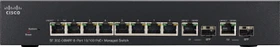 Cisco SF300 Desktop Managed Switch, 8x RJ-45, 2x RJ-45/SFP, 124W PoE+ (SF302-08MPP-K9)