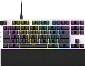 NZXT Function Tenkeyless, matt weiß, LEDs RGB, hot-swap, Gateron RED, USB, FR