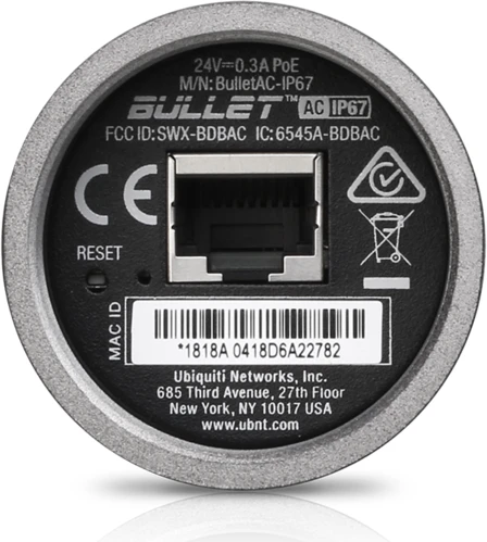 Ubiquiti Bullet AC IP67 2.4/5GHz