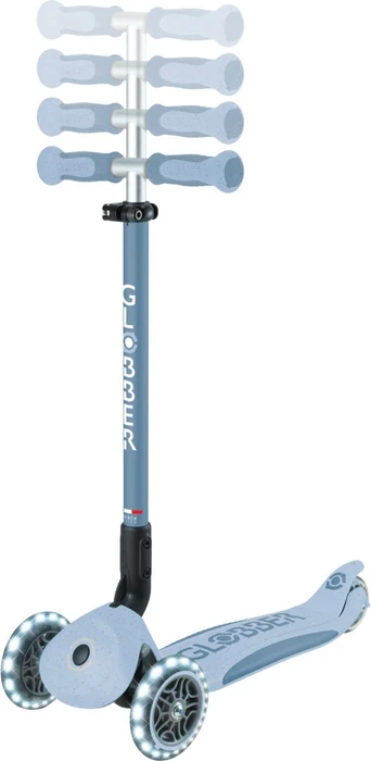 Globber Go Up Deluxe Lights Ecologic 360° Kickboard blueberry