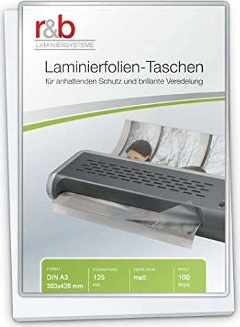 LMG Laminierfolien, A3, 2x 80µm, glänzend, 100 Stück