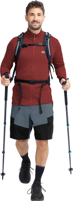 Jack Wolfskin Litestride Funktionsjacke merlot (Herren)