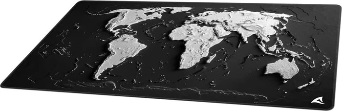 Sharkoon Skiller SGP40 D14, Mouse Mat, 1000x500mm, World Map schwarz/weiß