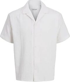 Jack & Jones Relaxed Fit Hemd kurzarm weiß (Herren)