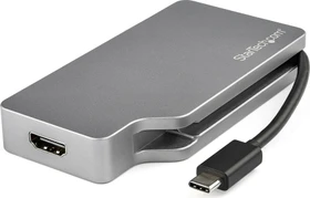 StarTech 4-in-1 Multi-Port, Videoadapter, USB-C 3.0 [Stecker] (CDPVDHDMDP2G)